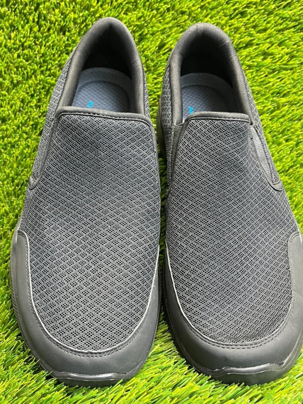 Skechers Equalizer 3.0 Mens Size 9.5 Black Casual Walking Slip On Shoes Sneakers - Picture 5 of 10